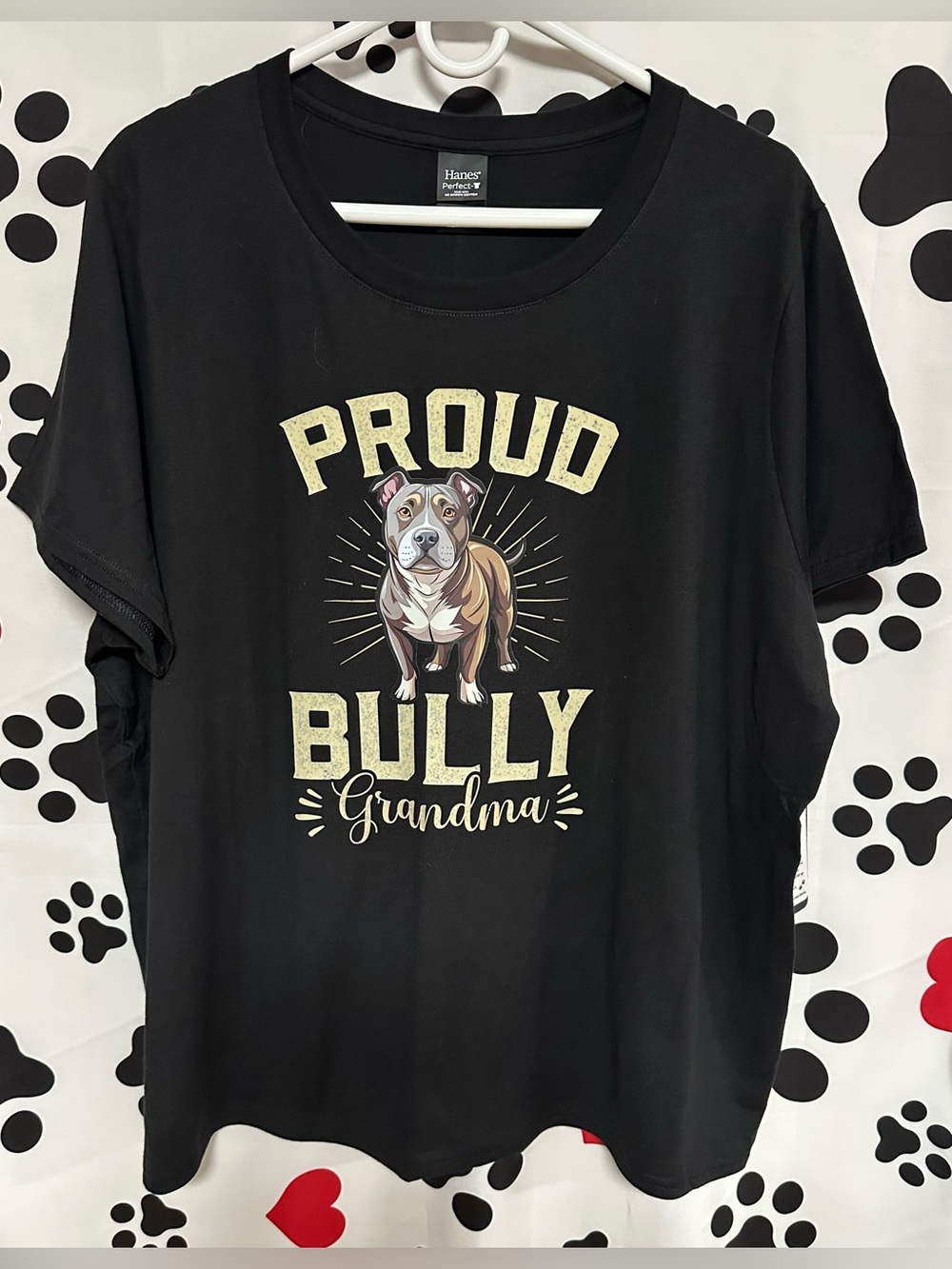 Proud Bully Grandma Crewneck Graphic Tee - NWT/NIP